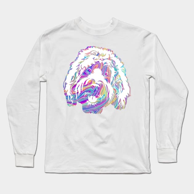 Golden doodle Long Sleeve T-Shirt by Haily_brown